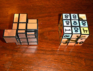 Two Rubik's Cubes